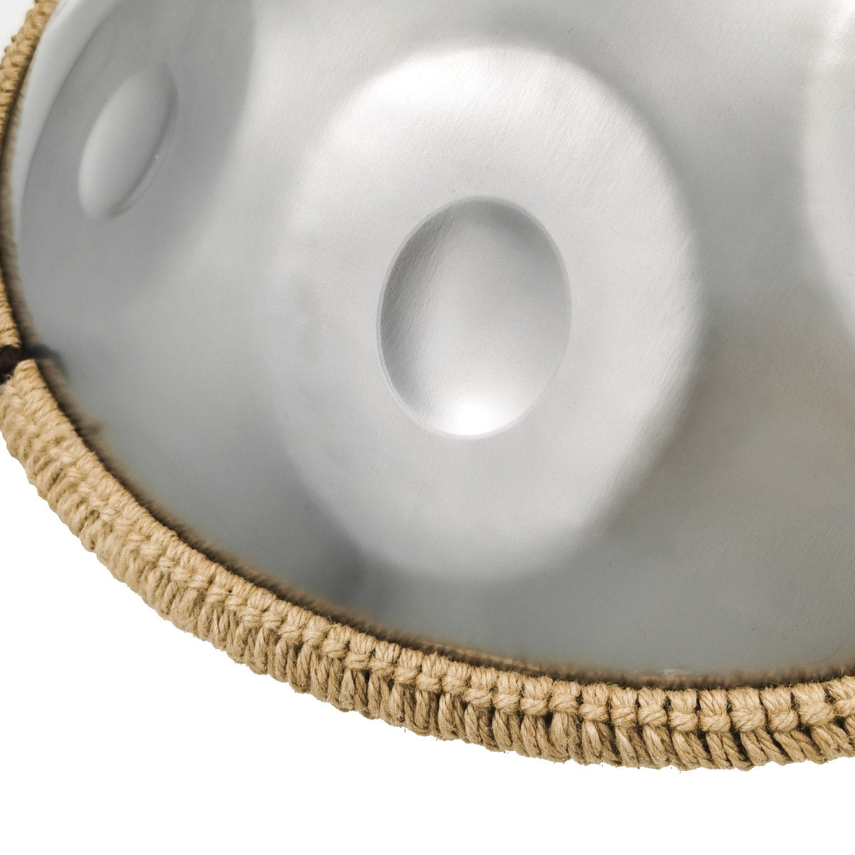 Tak Drum Handpan Sterling Silver 9 Notes D Minor Scale Hangdrum with gift set