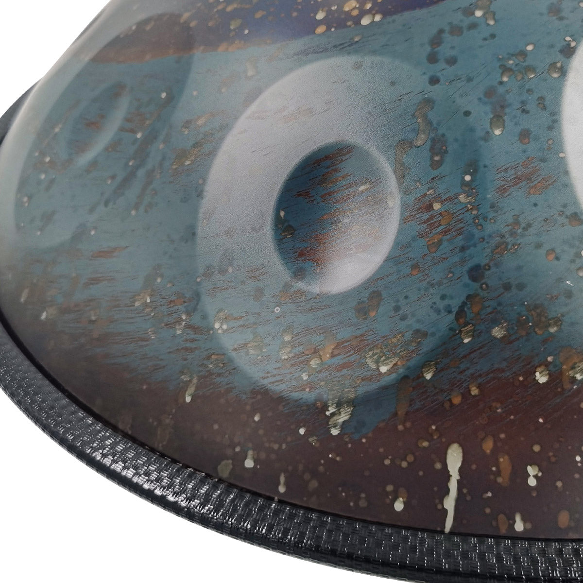 Tak Drum handpan drum 22 inch steel drum starburst dark green 10 notes