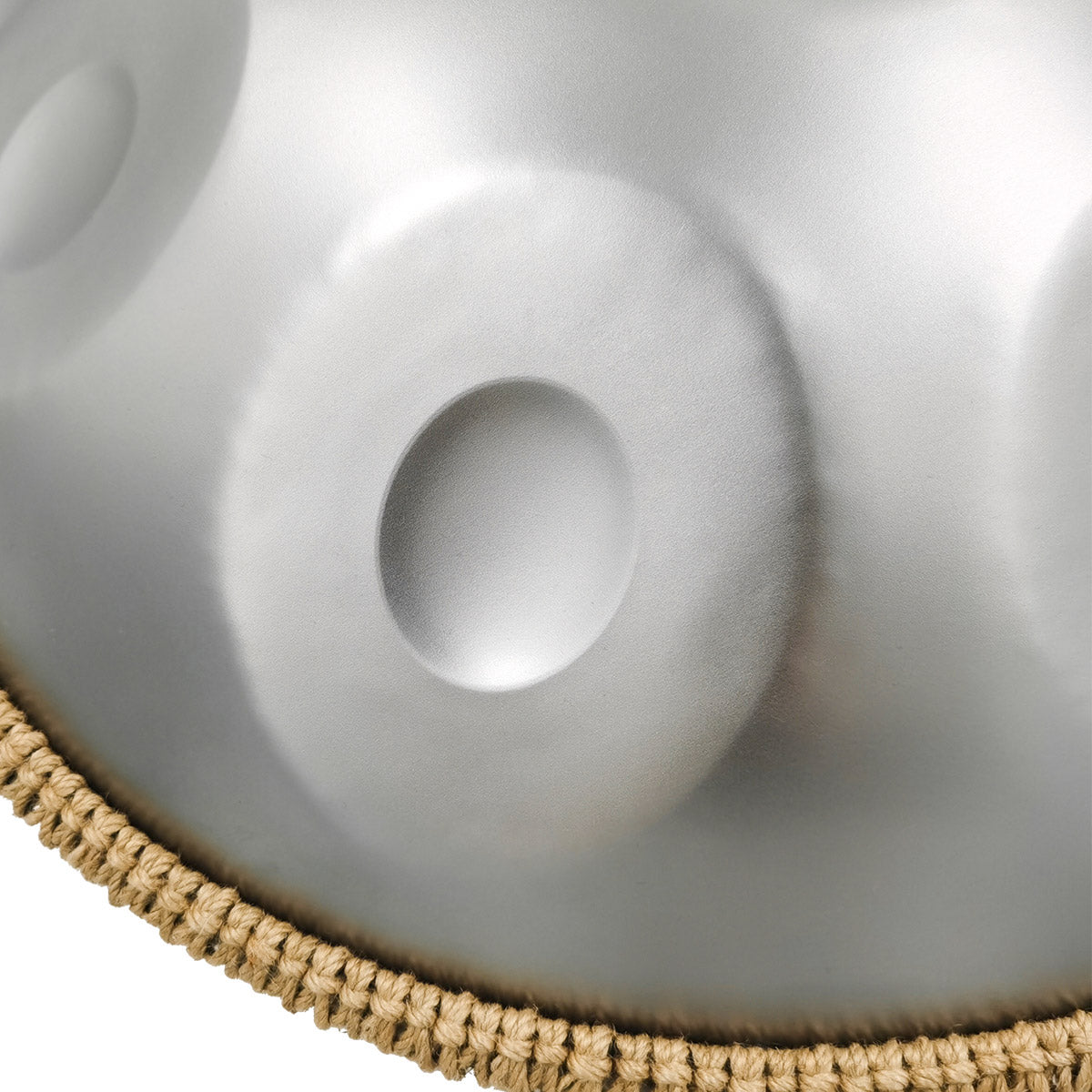 Tak Drum Handpan Sterling Silver 10 Notes D Minor Scale Hangdrum with gift set