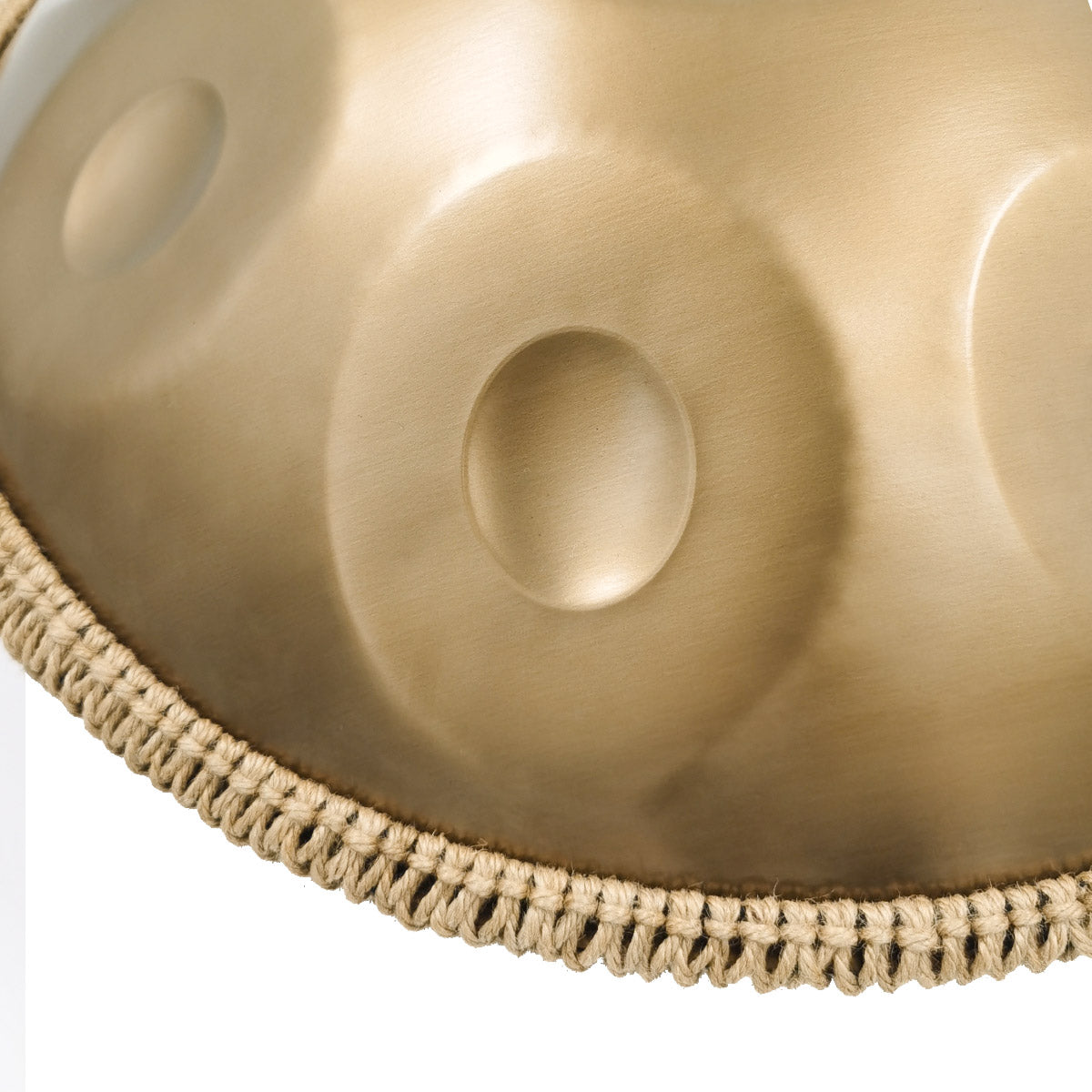 Tak Drum Handpan Pure Golden 10 Notes D Minor Scale Hangdrum with gift set