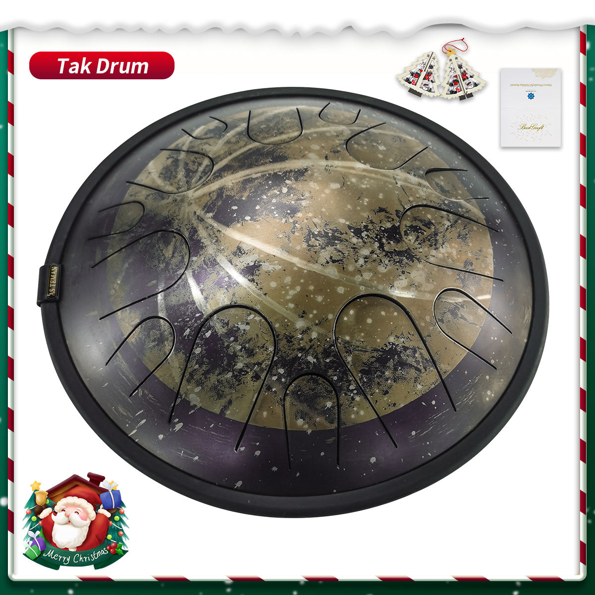 tanque tambor instrumento etéreo 14 polegadas 14 notas