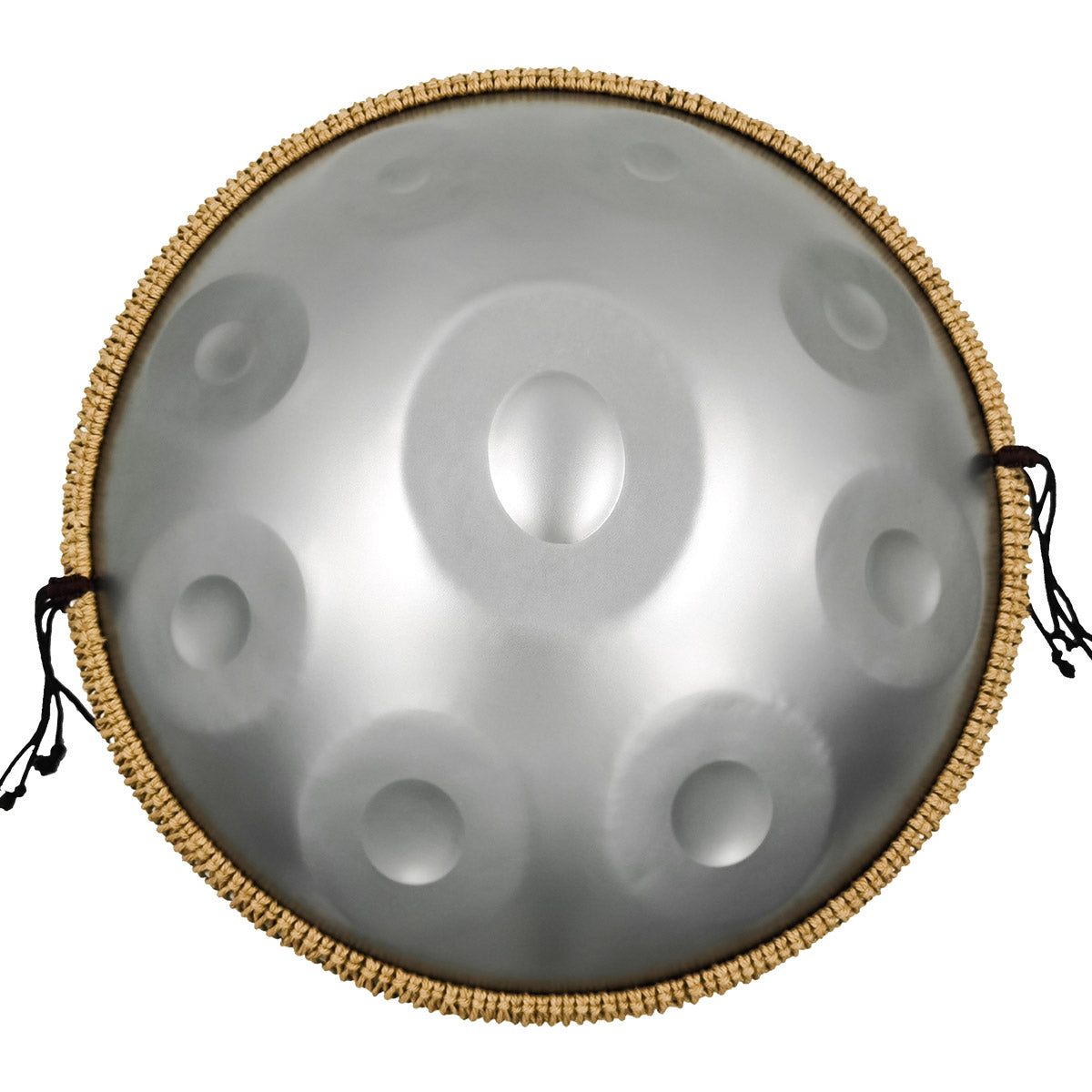Tak Drum Handpan Sterling Silver 10 Notes D Minor Scale Hangdrum with gift set