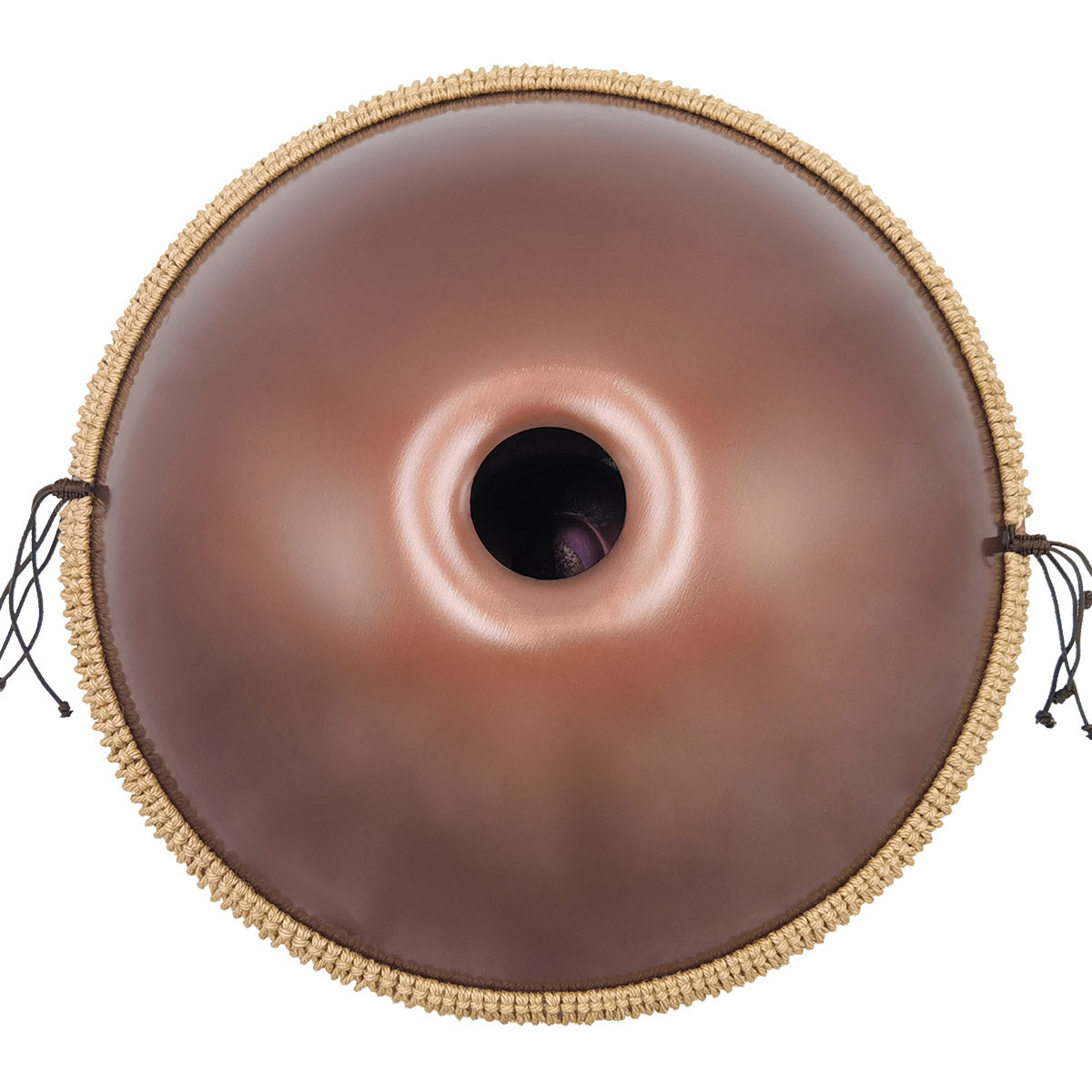 Tak Drum Handpan Pure Brown 9 Notes D Minor Scale Hangdrum with gift set