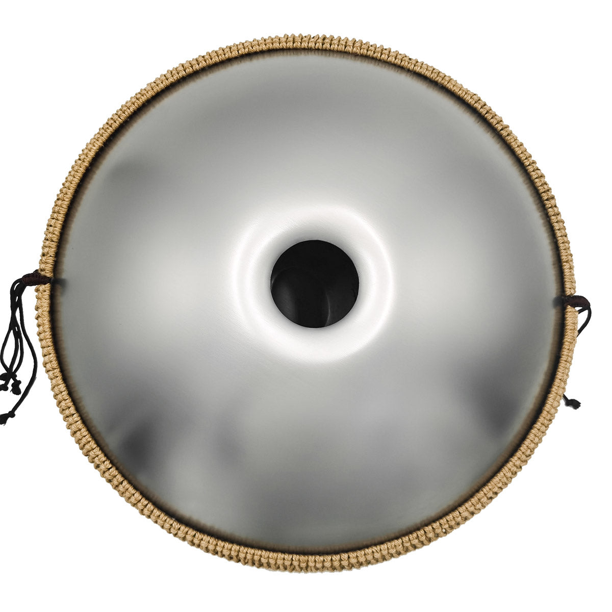 Tak Drum Handpan Sterling Silver 9 Notes D Minor Scale Hangdrum with gift set