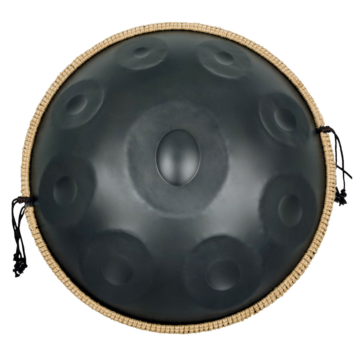 Tak Drum Handpan Pure Black 9 Notes D Minor Scale Hangdrum with gift set