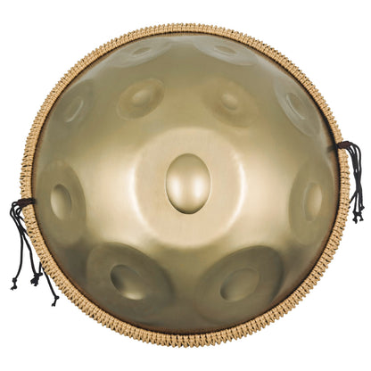 Tak Drum Handpan Pure Golden 11 Notes D Minor Scale Hangdrum with gift set